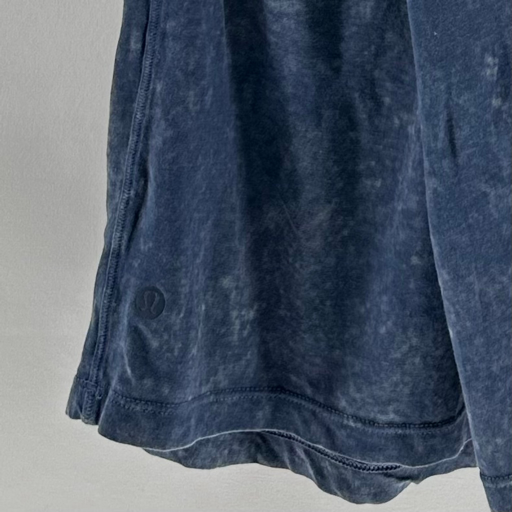 LULULEMON ELEMENT Blue Cloud WASHED COTTON Long Active Twist Tank Top WOMENS S 4 - Picture 9 of 9